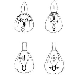 Bolsa medieval, grande, marrón claro - Celtic Webmerchant