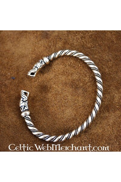 Brazalete vikingo Gotland, color latón - Celtic Webmerchant