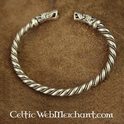 Brazalete vikingo Gotland, color latón - Celtic Webmerchant