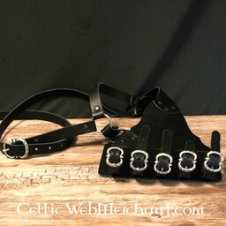 16de-17de eeuwse rapierbandelier, zwart - Celtic Webmerchant