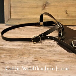 Rapier baldric, 16th-17th century, black - Celtic Webmerchant