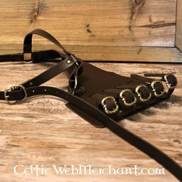 Rapier baldric, 16th-17th century, black - Celtic Webmerchant