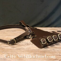 Rapier baldric, 16th-17th century, black - Celtic Webmerchant