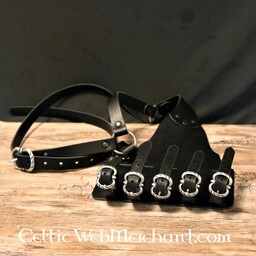 Rapier baldric, 16th-17th century, black - Celtic Webmerchant