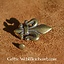 Fleur-de-lys riembeslag (set van 5 stuks), verzilverd brons - Celtic Webmerchant