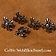 Middeleeuwse lelie (set van 5 stuks), verzilverd brons - Celtic Webmerchant