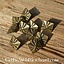 Middeleeuws riembeslag set van 5 stuks (1500-1600), verzilverd brons - Celtic Webmerchant