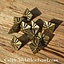 Middeleeuws riembeslag set van 5 stuks (1500-1600), verzilverd brons - Celtic Webmerchant