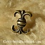 Medieval Lilie Gürtelbeschlag (Satz von 5 Stück), Versilbertes Bronze - Celtic Webmerchant