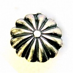 Garnitures de ceinture médaillon médiéval (ensemble de 5 pièces), laiton argenté - Celtic Webmerchant