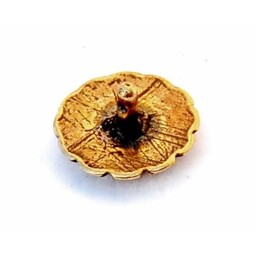 Garnitures de ceinture médaillon médiéval (ensemble de 5 pièces), laiton argenté - Celtic Webmerchant