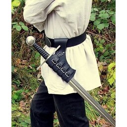 Rana de espada del siglo XV, negra - Celtic Webmerchant