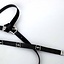 Cinturón gótico de lujo, cuero negro, hebilla plateada - Celtic Webmerchant