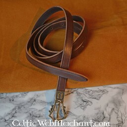 Gotischer Gürtel aus dem 14. Jh., Versilberte Schnalle - Celtic Webmerchant