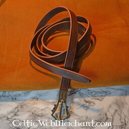 Gotischer Gürtel aus dem 14. Jh., Versilberte Schnalle - Celtic Webmerchant