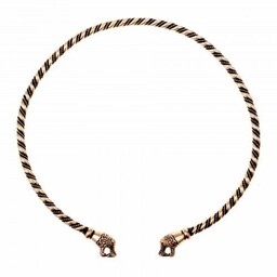Vikingatorque Oseberg, brons - Celtic Webmerchant