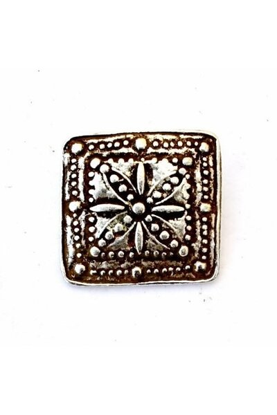 Ozdoby pasa kwiat z XV wieku (zestaw 5 sztuk), posrebrzane - Celtic Webmerchant