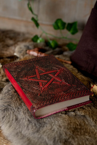 Leather Book Summoner - Celtic Webmerchant