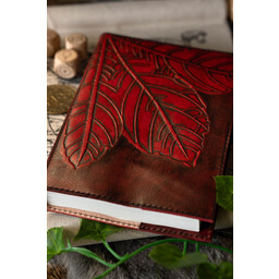 Leather Diary autumn leaf - Celtic Webmerchant