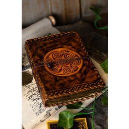 Livre de cuir Spirales celtiques - Celtic Webmerchant