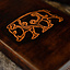 Läderbok Celtic boar Knochnagael - Celtic Webmerchant
