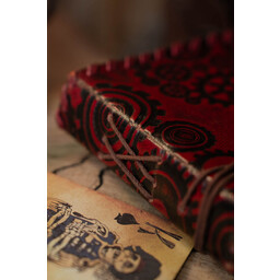 Leather book Steampunk, antique pages - Celtic Webmerchant