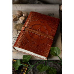 Leather journal Pentagram - Celtic Webmerchant