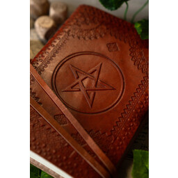 Läderjournal pentagram - Celtic Webmerchant