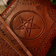 Leather journal Pentagram - Celtic Webmerchant