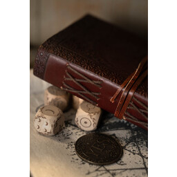 Leren boek ridder - Celtic Webmerchant