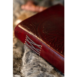 Leather book Yggdrasil with lock - Celtic Webmerchant