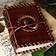 Lord of Battles Leren boek met steen - Celtic Webmerchant
