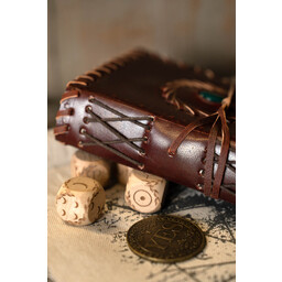 Leather book with stone - Celtic Webmerchant