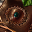 Leather book with stone - Celtic Webmerchant