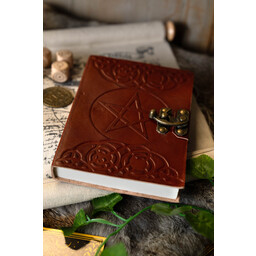 Leren boek Pentagram - Celtic Webmerchant