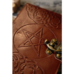 Leren boek Pentagram - Celtic Webmerchant