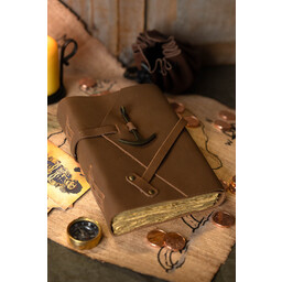 Leather book pirate, antique - Celtic Webmerchant