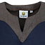 Bestickte Norgaard-Tunika, blau, Wolle - Celtic Webmerchant