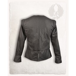 Laatmiddeleeuwse / Renaissance doublet, zwart - Celtic Webmerchant