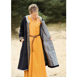 Geborduurde Viking kaftan, blauw - Celtic Webmerchant