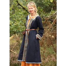 Caftano vichingo ricamato, blu - Celtic Webmerchant