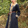 Haftowany kaftan wikingów w kolorze niebieskim - Celtic Webmerchant