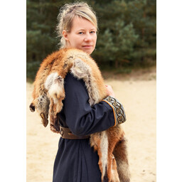 Geborduurde Viking kaftan, blauw - Celtic Webmerchant