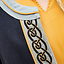Embroidered Viking kaftan, blue - Celtic Webmerchant