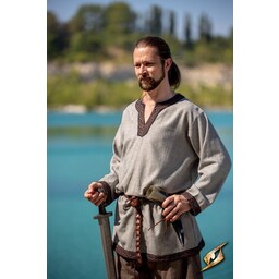 Tuniek Hilmar, vissegraat, grijs - Celtic Webmerchant