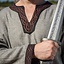 Tunika Hilmar, Fischgrätmuster, grau - Celtic Webmerchant