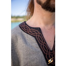 Tuniek Hilmar, vissegraat, grijs - Celtic Webmerchant