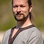 Tunika Hilmar, Fischgrätmuster, grau - Celtic Webmerchant