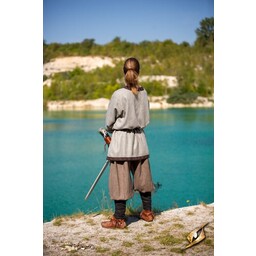 Tunika Hilmar, Fischgrätmuster, grau - Celtic Webmerchant