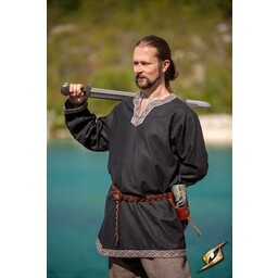 Tunique Hilmar, chevrons, noir - Celtic Webmerchant